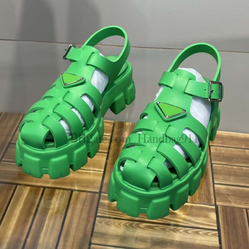 

10A Top Tier Quality Luxury Designer Roman sandals women sandals women's slide basket style calfskin leisure platform summer beach slippers with box 35-42, 30