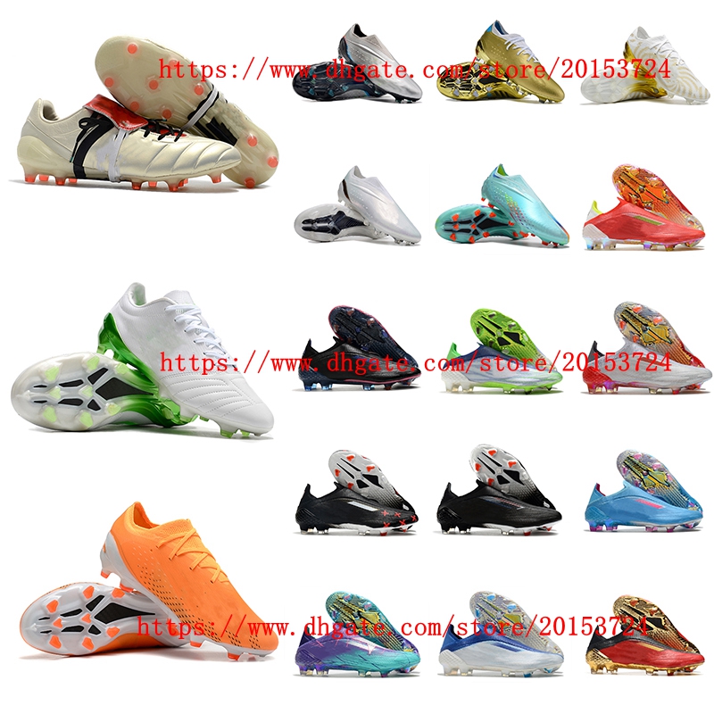 

2023 mens soccer shoes 99LEA.1 cleats Predator Mania Champagne FG football boots scarpe da calcio, As picture 15