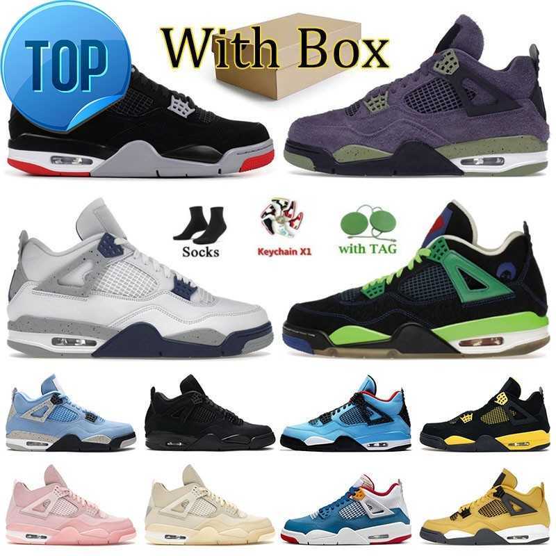 

retro NEW Mens Womens J Designer basketball shoes 4s pink s jumpman 4 military black white cement sail sneakers midnight navy j4 doernbecher red, J56 40-47 oreo