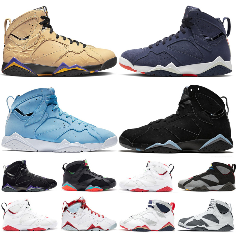 

Jumpman 7 7s mens basketball shoes Afrobeats Chambray Ken Griffey Jr. Pantone Quai 54 Bordeaux Trophy Room Ray Allen men trainers sports sneakers sneaker 40-47, Color#7