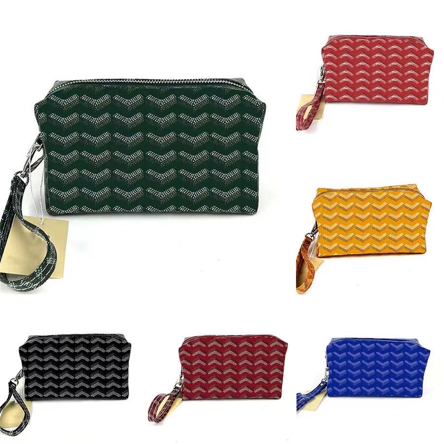 

GYA Toilet 25 Bag Leather Small Portable Storage Wash Clutch Bag Zip Closure Cosmetic Bags Women Men