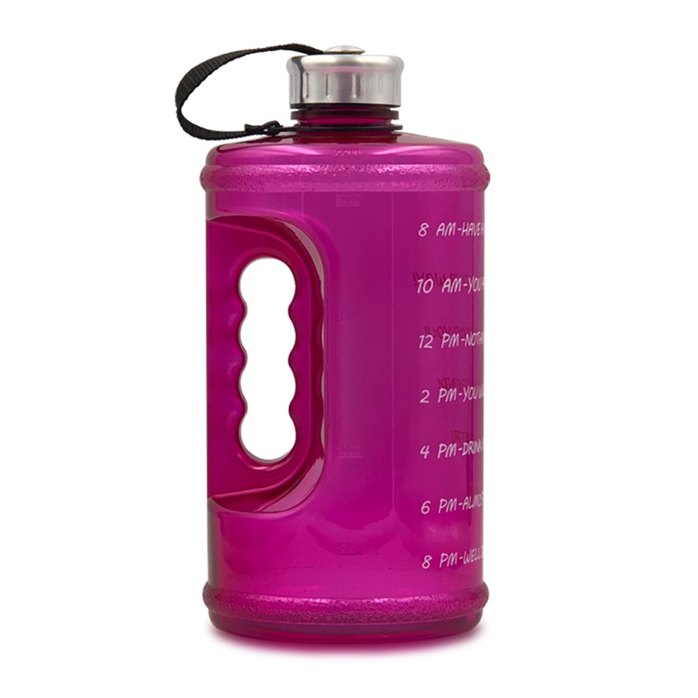 

2.2L Motivation Water Bottle with Time Marker Outdoor Camping waterbottle Hiking Backpacking Fitness Workout Sports Bottle mountain bike stem