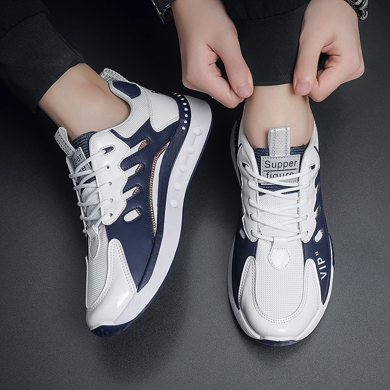 

Luxury Designer Men Shoes Hiking shoes Print Check Trainer Platform Trainers Striped Sneakers man hiking sport good hiking shoes competitive price white, White and blue