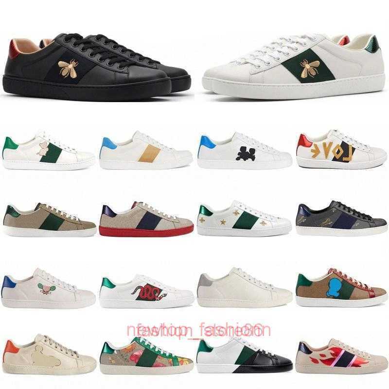 

2022 Mens women Casual Shoes Italy Luxury Gold White Green Red Stripe Italy Tiger Snake Sneaker Trainers Embroidered Walking Sports Ace