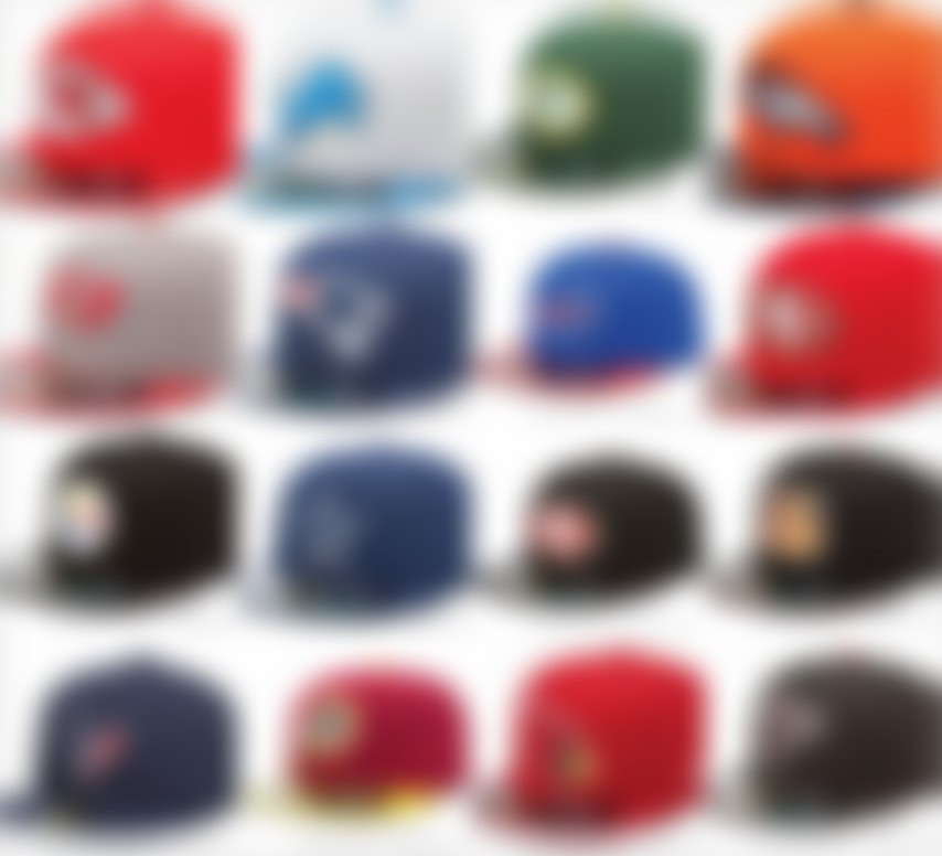 

Men's Baseball Fitted Hats Fashion Hip Hop Women Football Sport On Field Full Closed Design Foot Ball Caps Fan's Mix Size 7-8 Sized Caps NF-05, 06