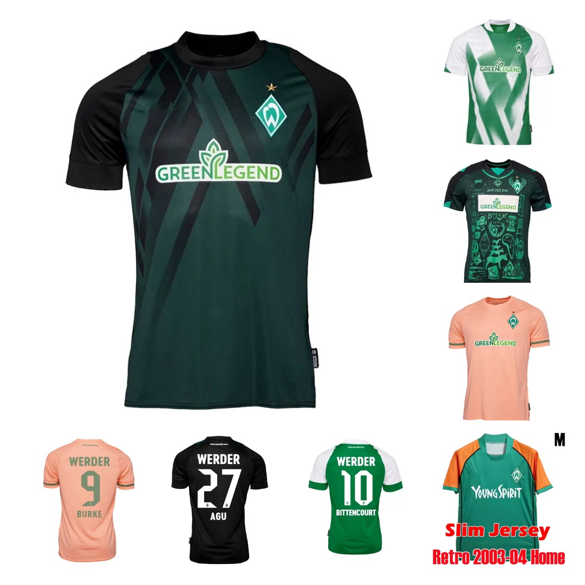 

2022 2023 Werder Bremen Third Soccer Jerseys Marvin Ducksch Leonardo Bittencourt 22/23 FRIEDL PIEPER retro 03 04 Bode Klose Ivan Klasnic Frings Schaaf football shirt, 10