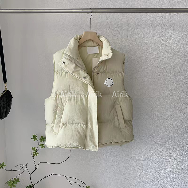 

Winter designer jacket Women' gilded down vest Women' vest Gilded parka Zipper coat Waterproof men' and women' windbreaker Thick sleeveless detachable