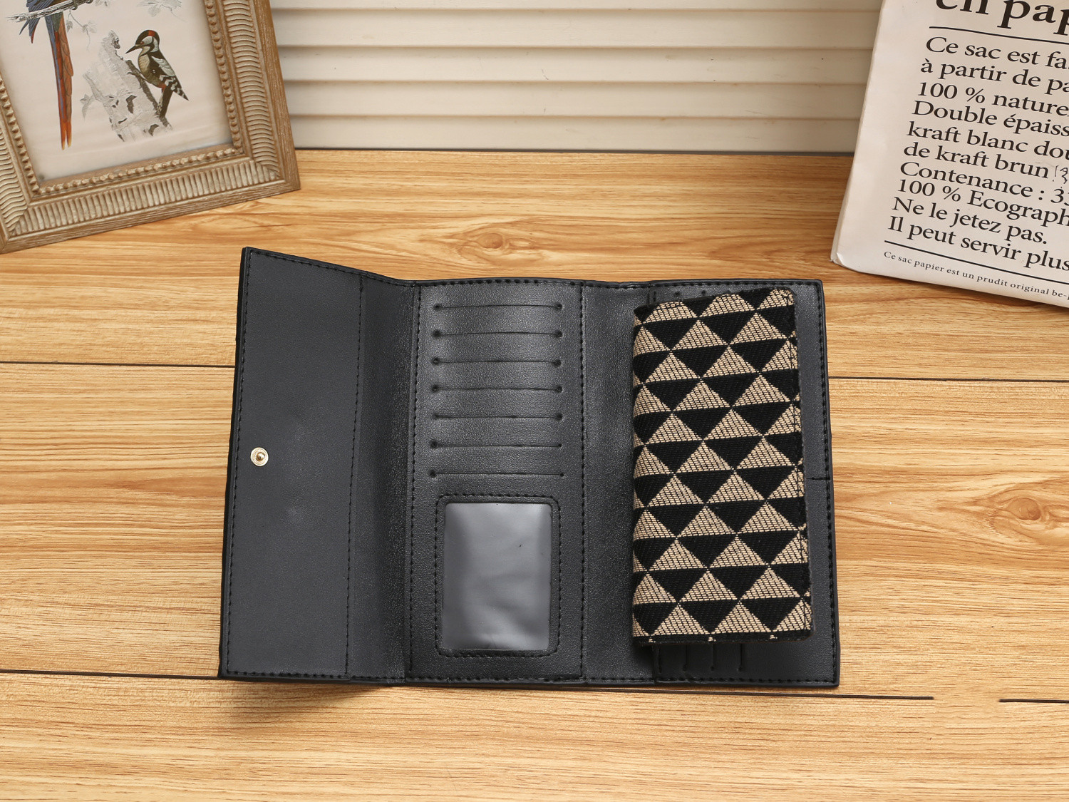 

Black women long wallet clutch lady ladies pu leather single zipper wallets classical corn purse card holder purses, P--1