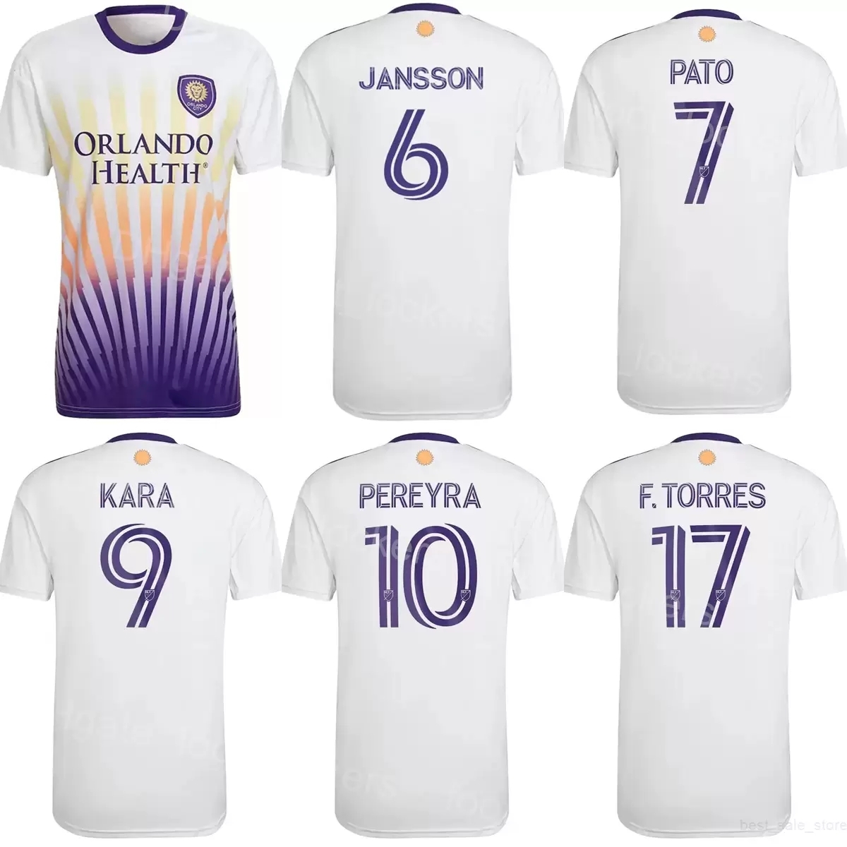 

Orlando City SC 22 23 Soccer Jersey 11 Martin Ojeda 16 Wilder Cartagena 20 Luca Petrasso 23 Dagur Dan Thorhallsson 54 Erick Gunera-Calix 77 Ivan Angulo 95 Favian Loyola, Colour