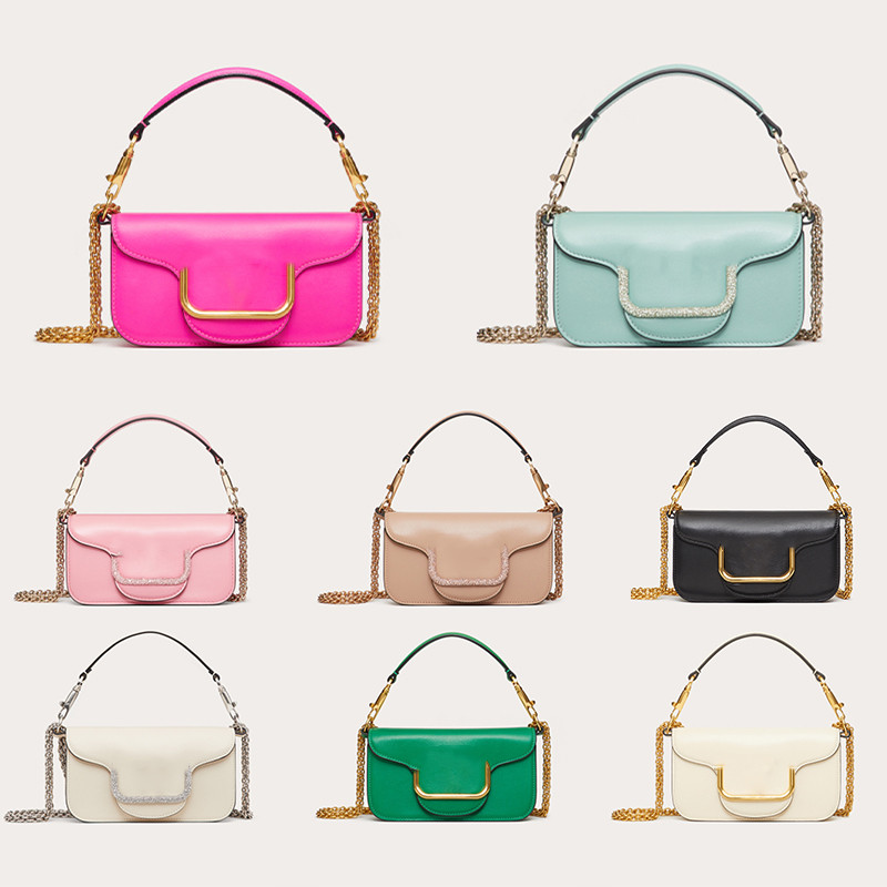

Designers Shoulder Bags With Chain Women Luxury Loco Bag Evening Bags Genuine Leather Italy Brand V Clutch Handbags Purse Crossbody, Customize