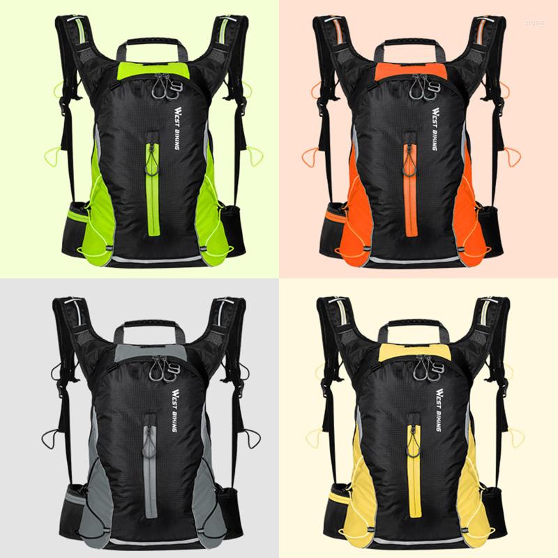

Backpack Outdoor Travel Climbing Sports Cycling Ultralight Bicycle Bag Waterproof Mountaineering Hiking, Black green