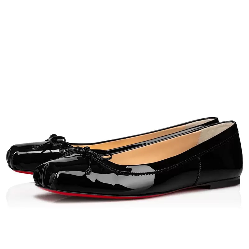 

Fashion Women Hall Flat Red Botto Sandals Simple Slippers Mamadrague Flats Square Leather Toe Bow Luxury Ballerinas Bowknot Bride Wedding Party Slides Box EU 35-43