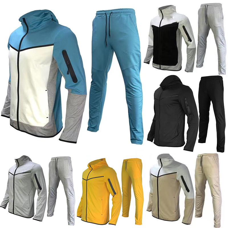 

Designers Mens Sports Tracksuit logo print Hoodie Space Cotton Jacket sweat suits coats Sweatshirt Man Casual Pants Running sportswear fitness suits, Black1