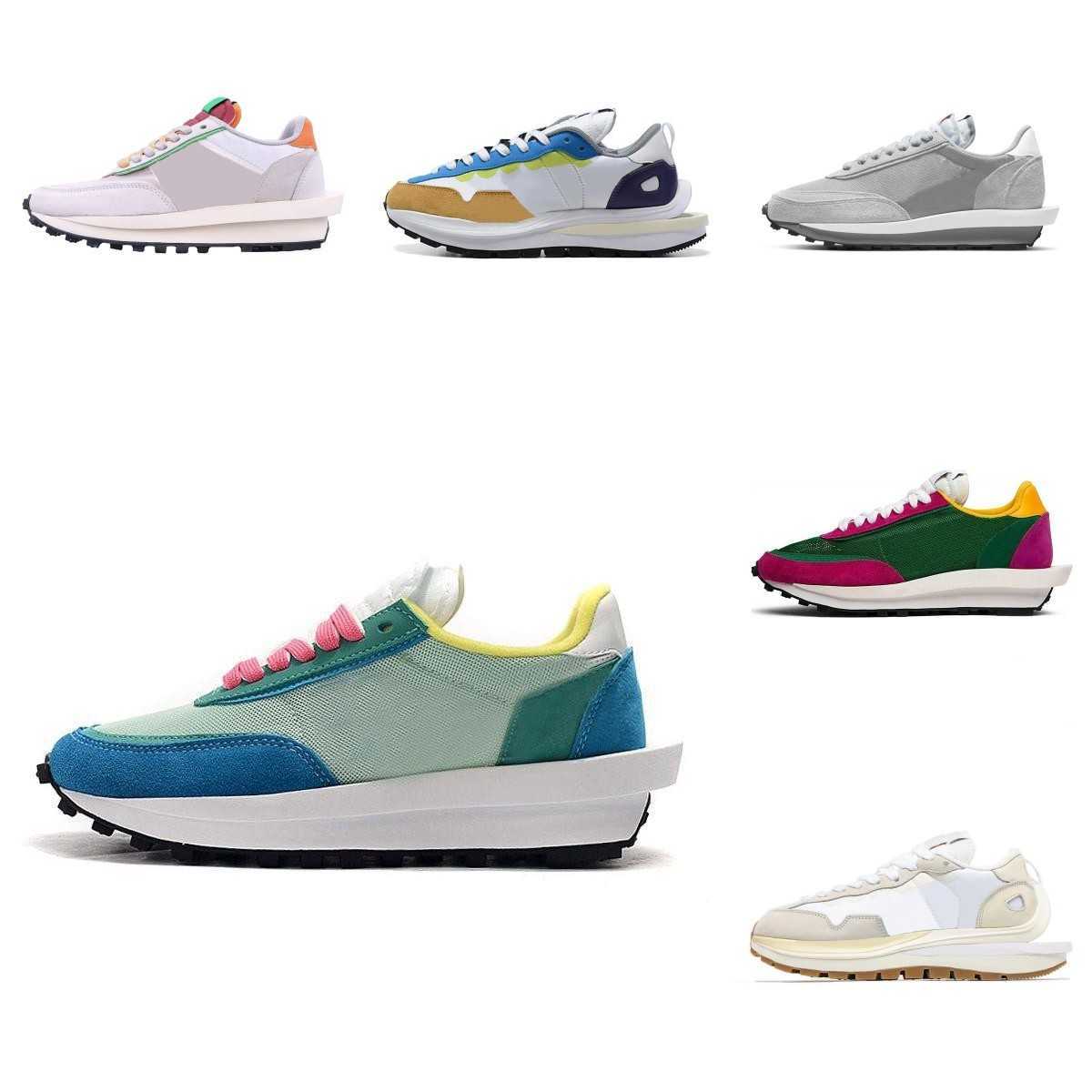

2023 Running Shoes Vaporwaffle Mens Casual Shoes Waffle Pegasus Fragment Undercover LDWaffle Ldv Clot Pure Platinum Sail White Nylon Noir Men Women sneakers, Shua