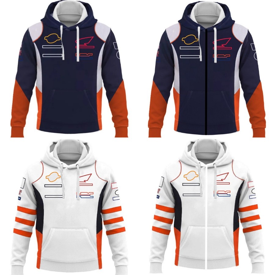Motocross 2023 Team Hoodie Moto Factory Jacket Men's Spring and Autumn Motorcycle Riding Zipper Hoodies Off-road Racing Sweatshirt