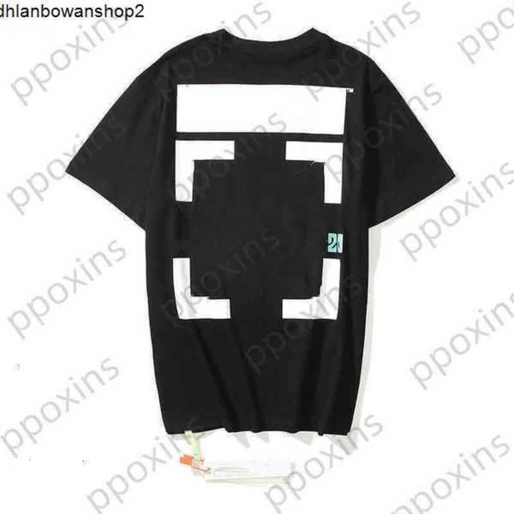 

Off Men's T-shirts Offs White New Street Fashion with Short Sleeve T-shirt Letter the Back Printyouu