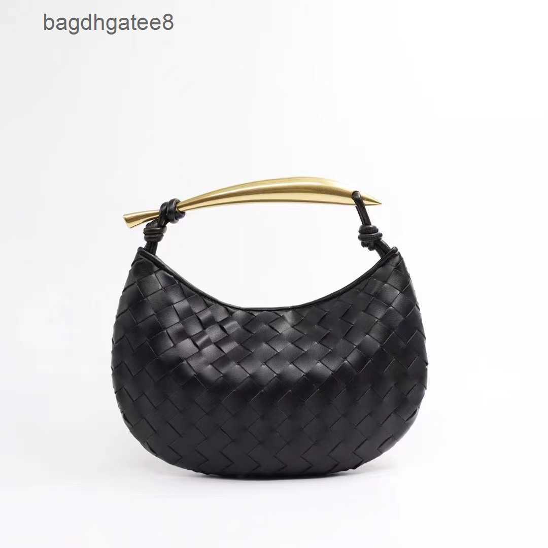 

Bottegas Soft Woven Sardine Jodie Half Venetas Bag 2023 Handbag Cow Jodies Large Capacity Bags Underarm Kendal Uufd, Wine red-29cm