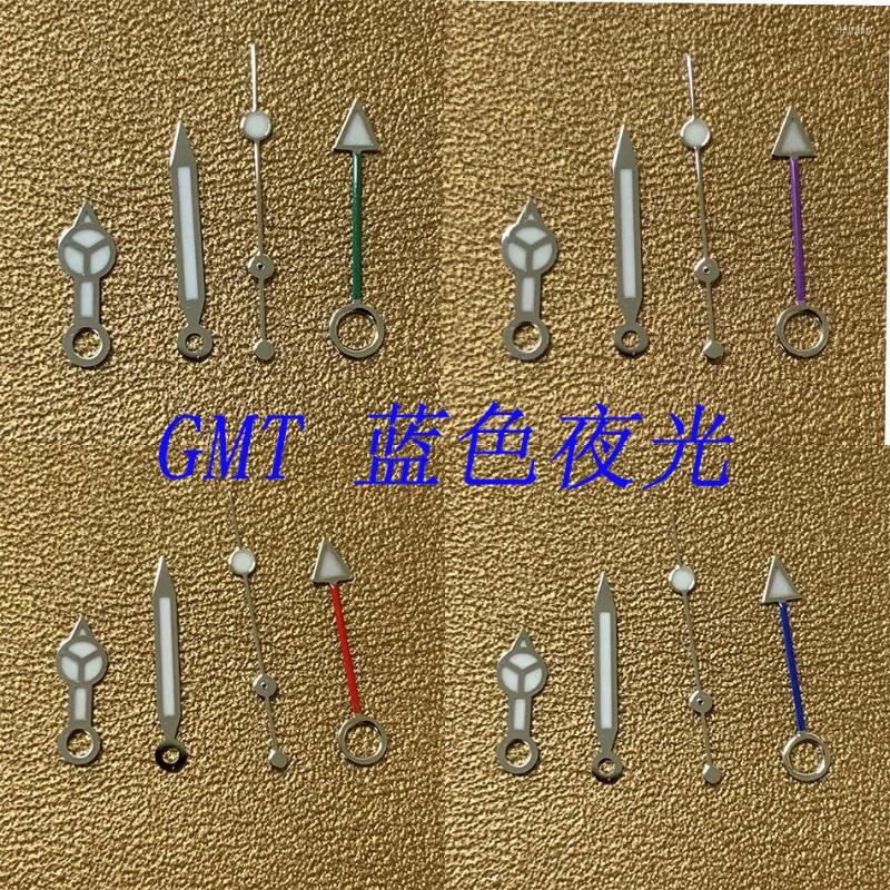 

Watch Repair Kits Accessories GMT3804 Hands Blue Luminous Pointer 3804 For GMT Movement Dial Parts