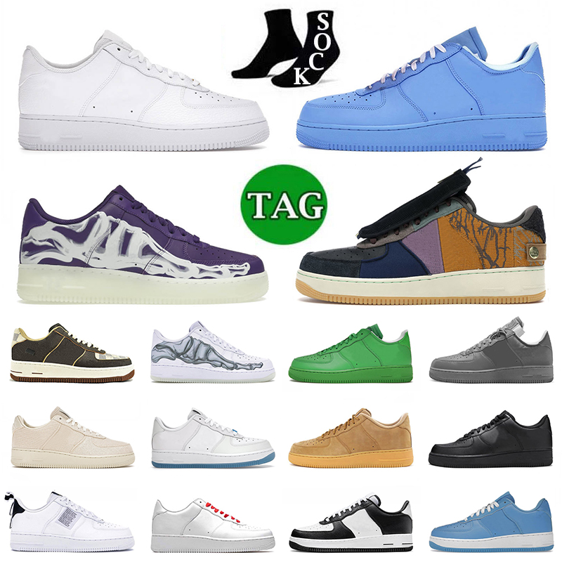 

Classic 1 Type Triple White Running Shoes Flats One Skate Trainers MCA Purple Skeleton TS Brown Ghost Grey Wheat OW x Brooklyn Green Sneakers Outdoor Mens Women 36-47, A24 panda 36-45