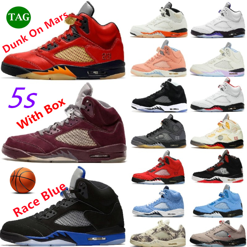 

Wholesale 5 Basketball Shoes Black Metallic Silver White Grape Cement 5s Athletics Sneakers Aqua Racer Blue Fire Red Suede UNC Puerto Rico Stealth Concord Burgundy, 5s shattered backboard