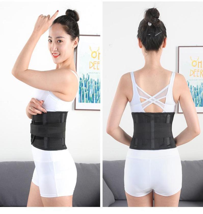 

Waist Support Slimming Shapewear Belt Fitness Body Shaper Orthopedic Breathable Vest Sports Yoga Back Brace6319453, Red