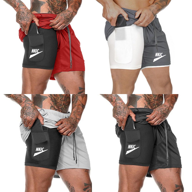 

Men Brand LOGO Print Basketball Gray Shorts Summer Breathable Fast-drying Loose Running Sports Fitness Training Short Pants Outdoor Casual, Black