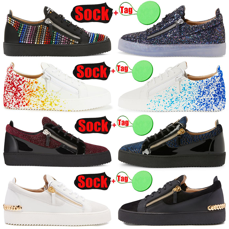 Designer Kriss Sneakers Frankie Casual Shoes Men Women Zipper Claskin Black Velvet Heighten Shoe Luxury High Low-Top Platform Trainers With Box