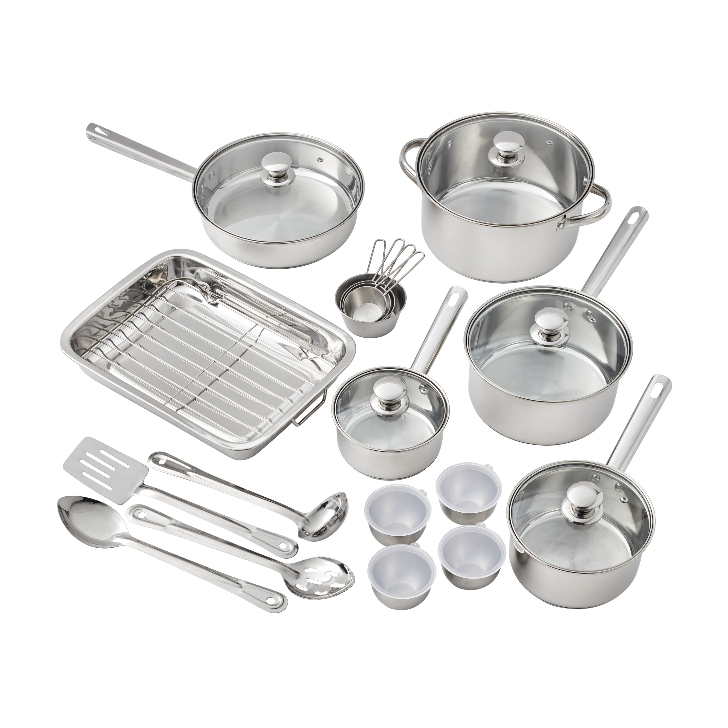 

Mainstays Stainless Steel 24-Piece Kitchen Set