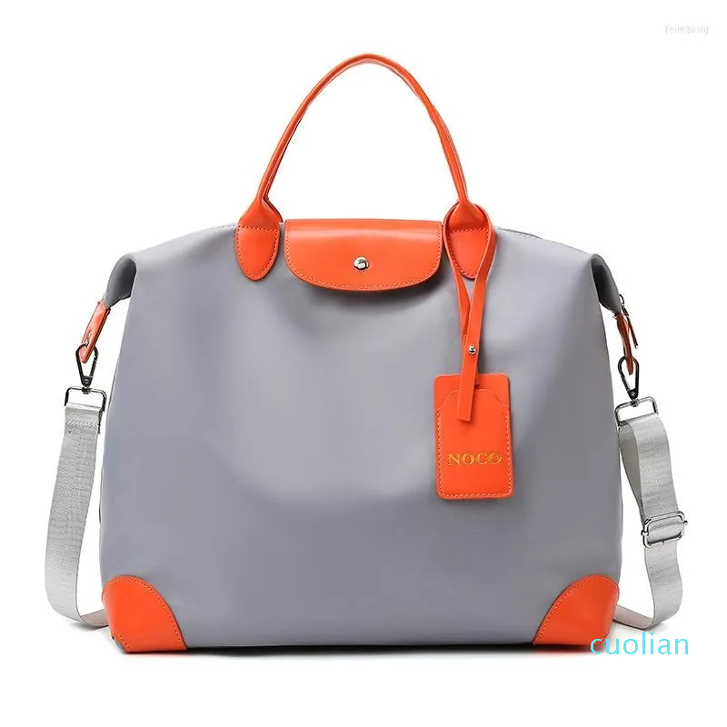 

Evening Bags Simple Large Capacity Fashion Leisure Portable Travel Bag Sports Women Single Shoulder, Gray