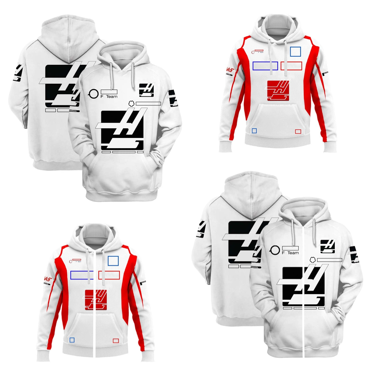 

F1 Team Dress New Hooded Sweater Coat Leisure Sports Racing Dress