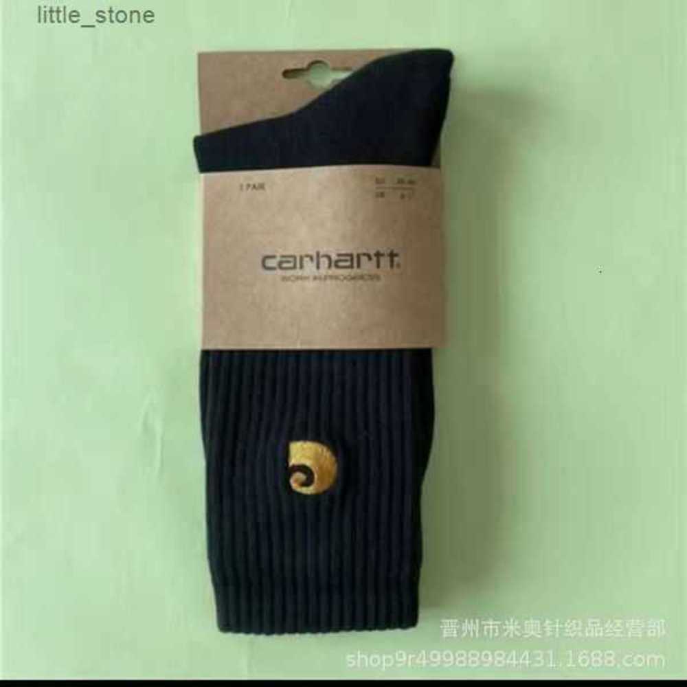 

Towel Socks for Men and Women 2022 Fashion American Brand Carhart Embroidery Medium Tube Tide Bottom Skateboard Basketball Work Clotheslqfc