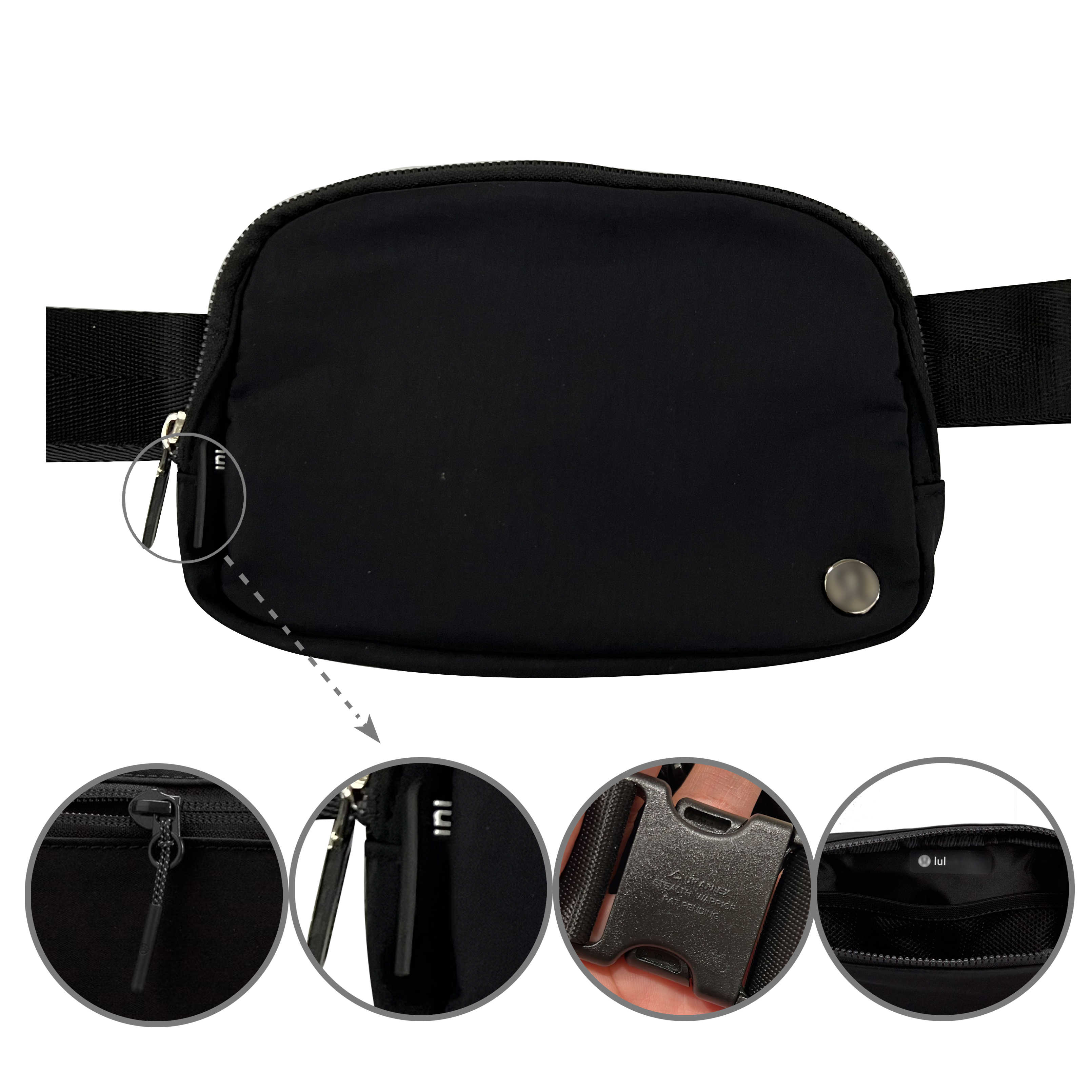 

2023 New Yoga lulu Waistpack Luxurys Designers woman belt chest Outdoor sport Nylon fleece bag womens mens fanny fanny pack Teddy bags portable water proof wholesale