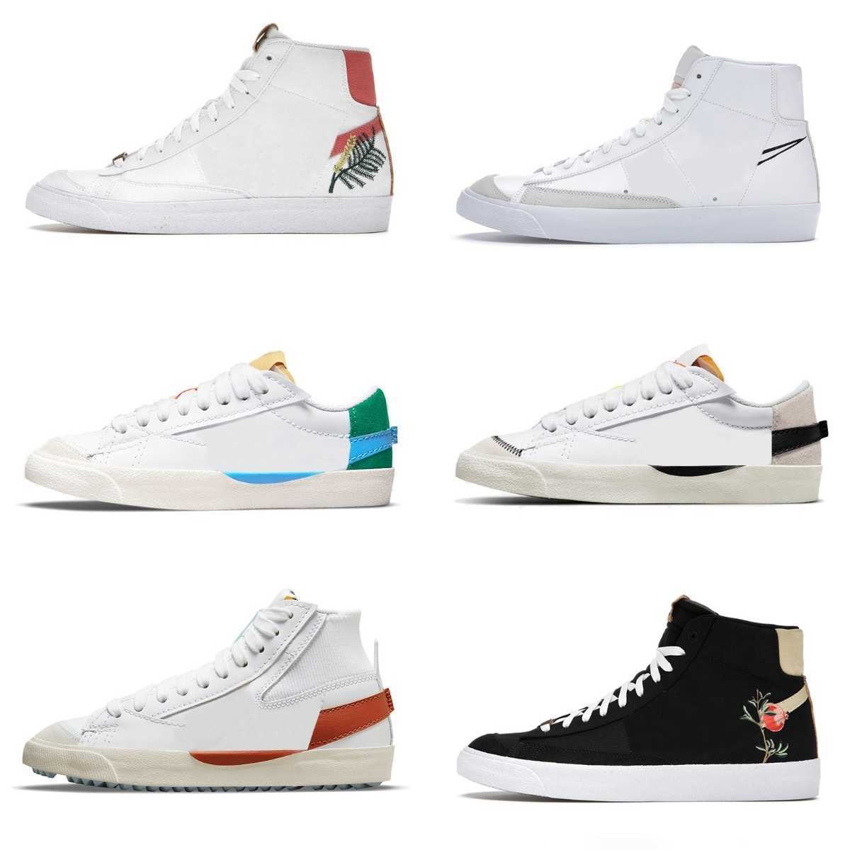 

2023 Running Shoes OG Blazer Mid 77 Sneakers Vintage Blazers Casual Shoes Jumbo Low Men Women White Indigo Pomegranate Arctic Punch Mens Designer Platform, Shua