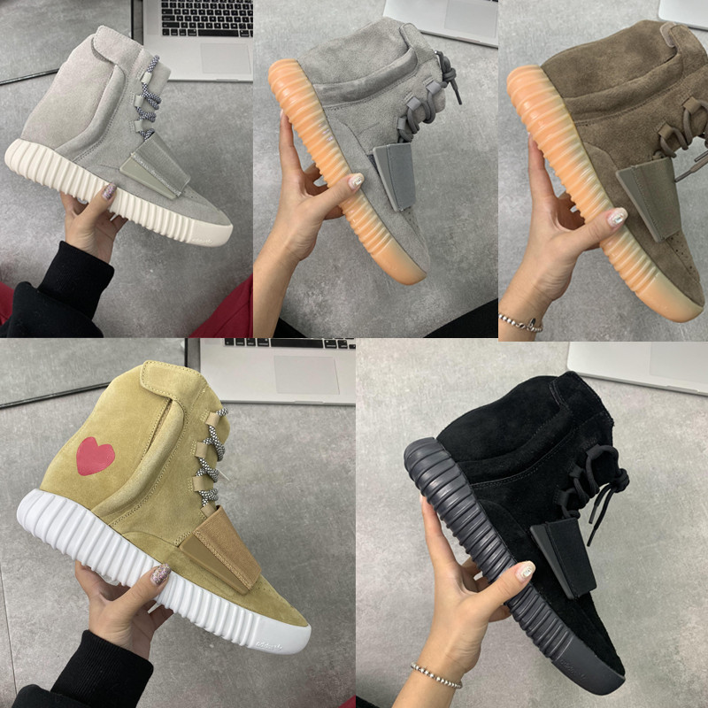 Chaussures de course 750 Light Brown Gum chocolat triple noir OG gris lueur noir kaki haut dans la lumière sombre Runner bottes de mode unisexe b