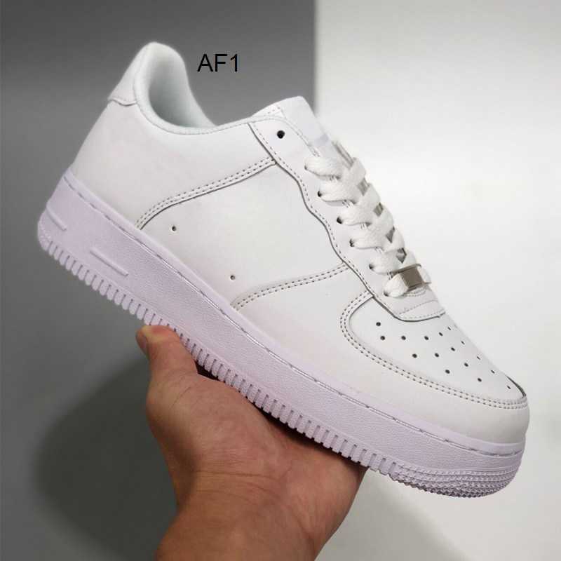 

2023 one for af1 running shoes men women airforce white black low panda unc designer sneakers outdoor sports mens trainers causal womens, Triple black low