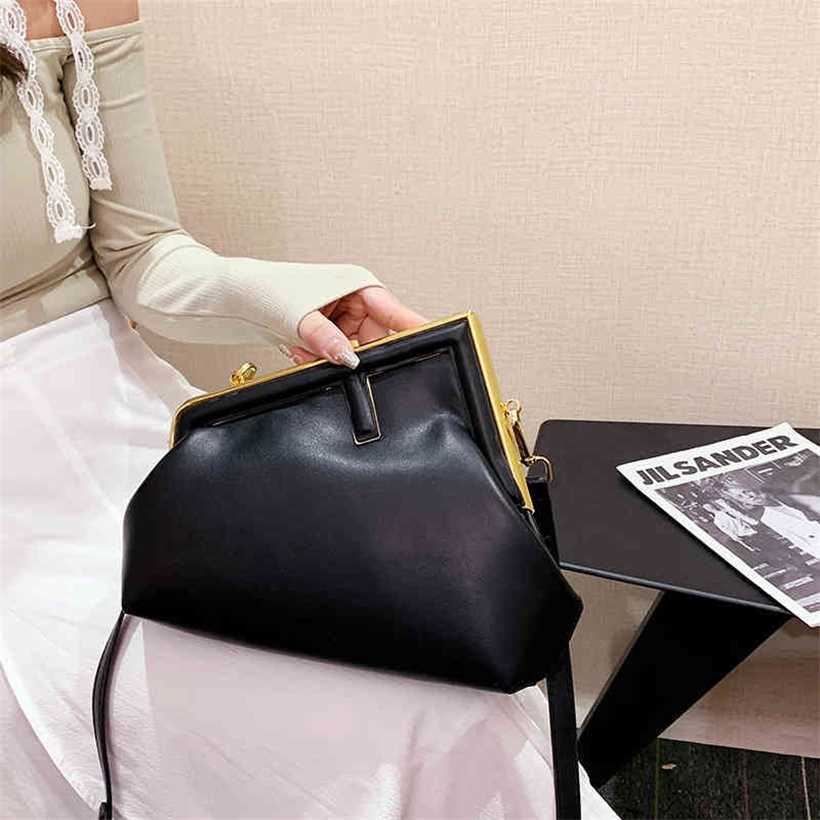 

20% OFF Handbag High quality 2023 new bag niche solid color hand cloud texture Shoulder Messenger women's, White13