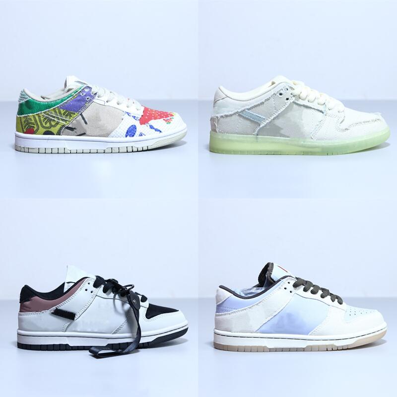 

City Market Low Basketball Shoes Mummy Creamy White Canvas Shoes Noodles Sneaker Worn-out Seam Translucent Rubber Cup Sole, 1-mummy