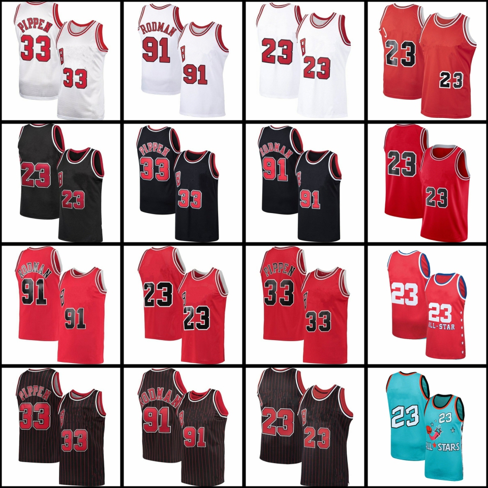 

Vintage Mens Basketball Jerseys Red Black White