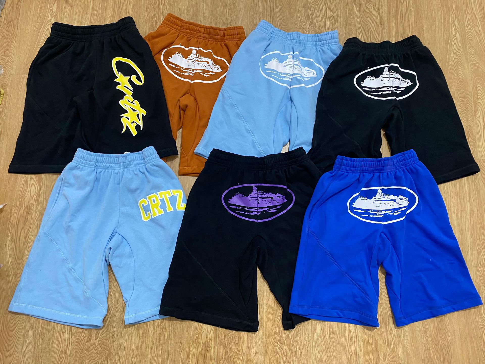 

Fashion mens womens printed shorts trend hip-hop ship cargo casual pants