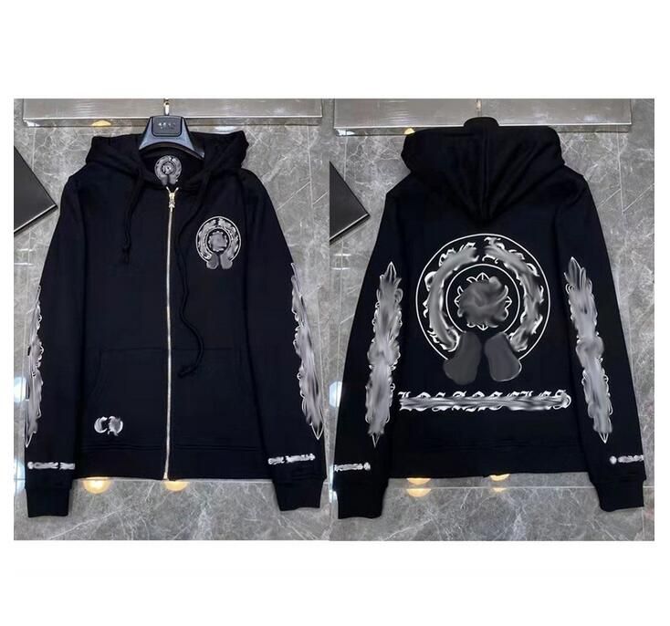 

Fashion winter Sweatshirts Designer Classic Women Jackets Hoodies Zipper Hooded Sweater Casual Cross Pullover Sanskrit Hoodie Tops winter Coat Sweatshirt, Not sold separately (add postage)