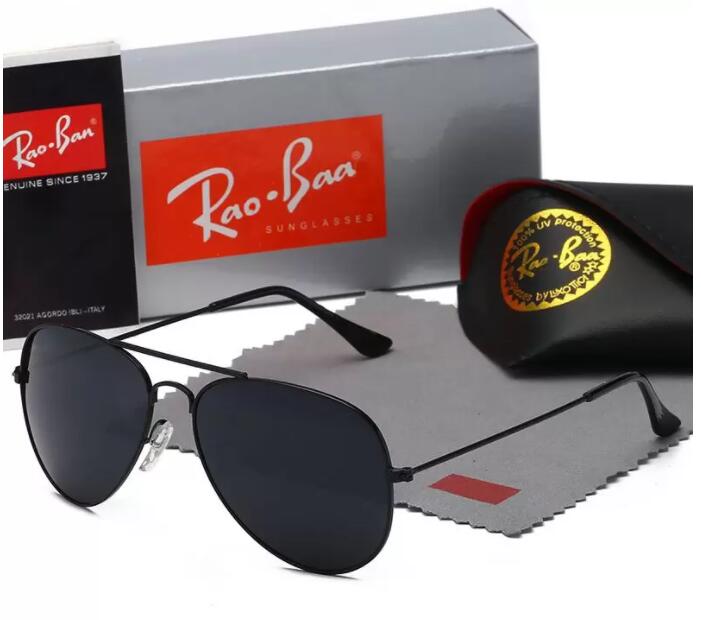 Men Rao Baa Classic Brand Retro women Sunglasses 2022 Luxury Designer Eyewear Ray Band 3025 Bands Metal Frame Designers Sun Glasses Woman