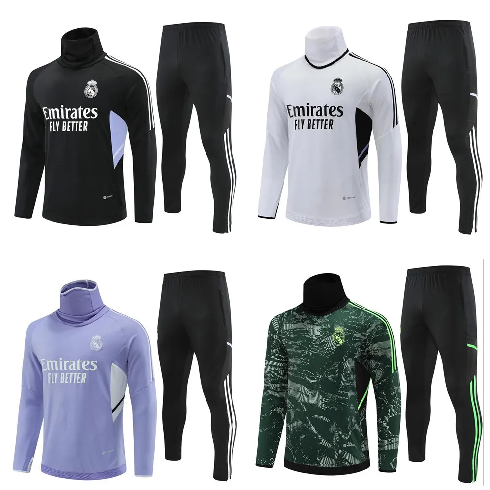 

Kids Soccer Tracksuits Sets Real Madrids TRACKSUIT Set 21 22 23 Men and Kids Football Kit Chandal Futbol Survetement Madrides TRAINING Suit Soccer Jacket