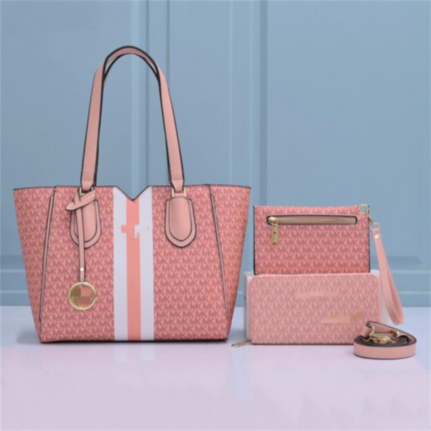 

MICHAELS KOR MKS bags GG'SS LV'SS bags 3 pieces set designer bags women high quality crossbody handbag lady tote wallet and Coin Purse shoulder bags 8047, 40x13x24cm