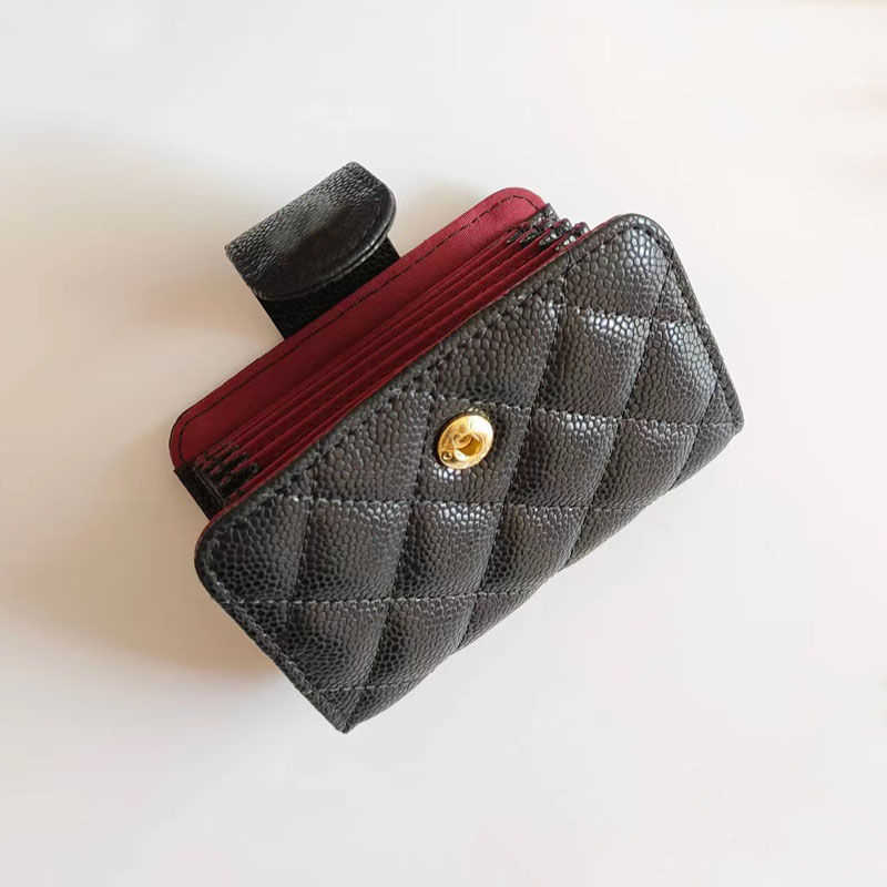 

Brand Designer Change Purse Card pack Cow Pickup Bag Fragrant Cards Organ Case Multi Small and Portable Bank Certificate Leather Online wallet Factory Direct Sale, Gift box packing