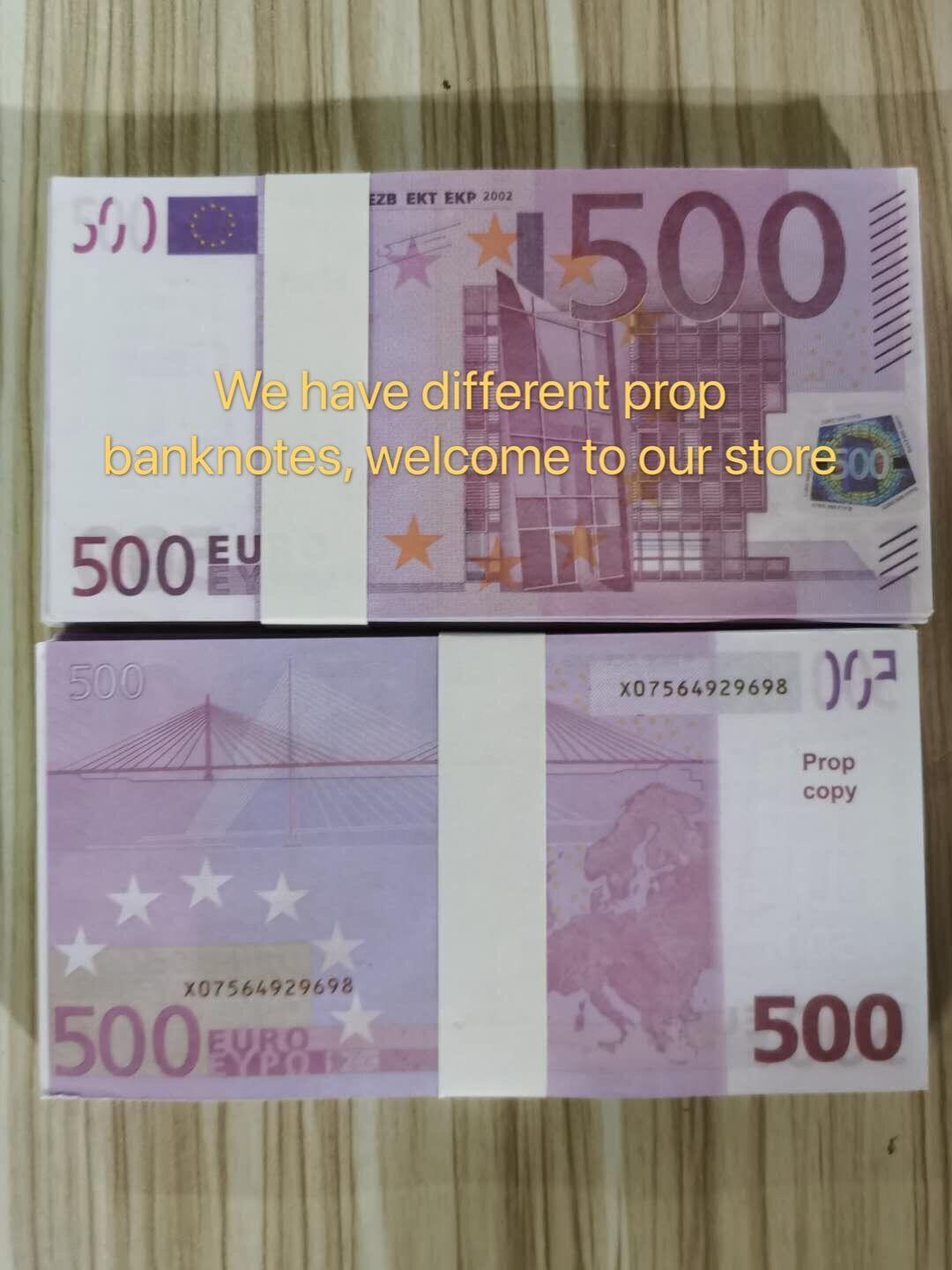 

Party Supplies Business Prop Most Money 120 Copy For Nightclub Movie Play Bank Note Paper Fake 500 Realistic Collection Eur Ljvqi