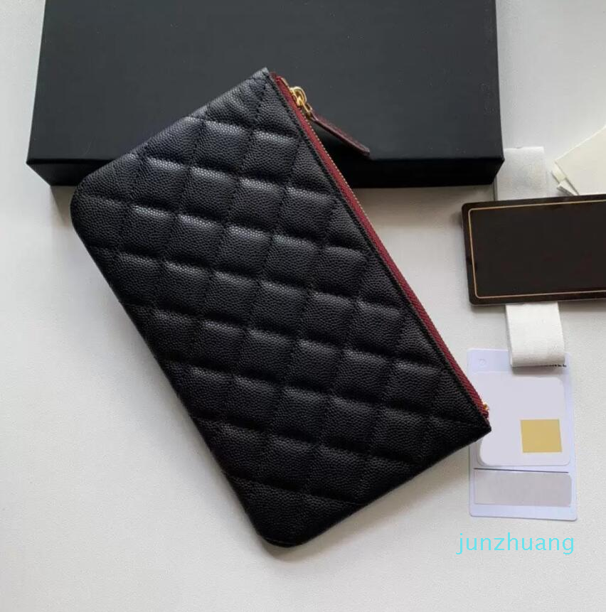 

10A green pink green caviar sheepskin women coin wallet luxurys 22 wallets woman shoulder bag purese AP1071202x