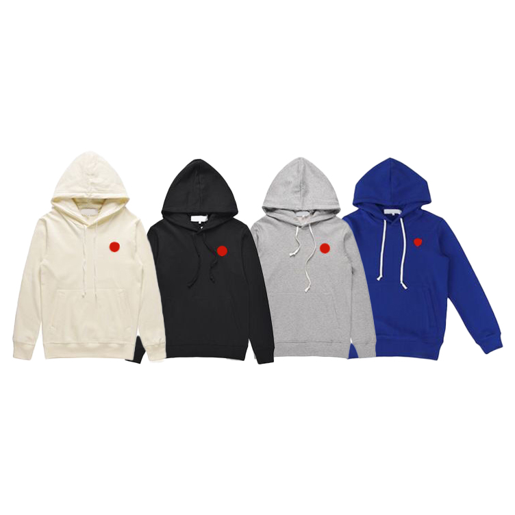 Hommes Hoodies Zipper Sweat À Capuche Coeur Rouge À Capuche Standard Et Polaire Casual Jumpers Femmes À Manches Longues Sportswear