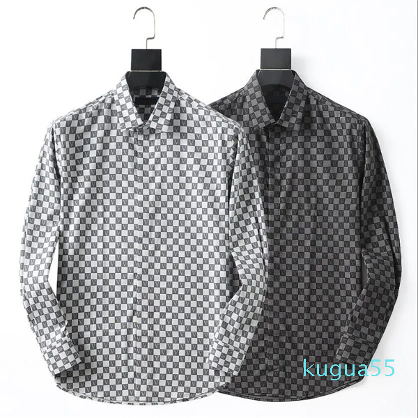 

2023 luxury designer men's shirts fashion casual business social and cocktail shirt brand Spring Autumn slimming the most fashionable clothing, Please select a color