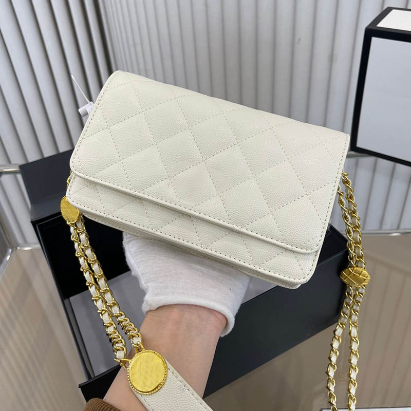 

CC Bag Shoulder Bags Caviar Emblem Mini Women Classic Flap Shoulder Bag Diamond Lattice Leather Quilted Designer Bags Luxury Handbag Wallet, Customize