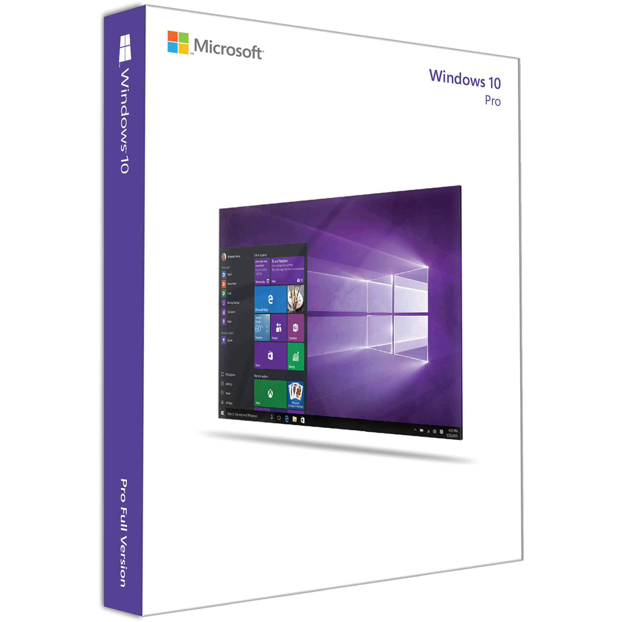 

Windows 10 Professional 32/64-Bit USB Drive Full Retail Box Sealed